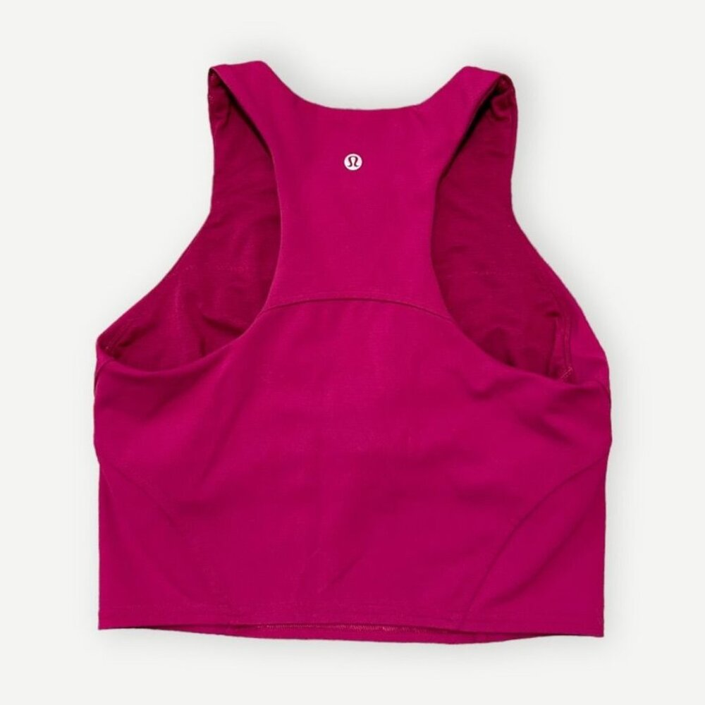 lululemon athletica Fuchsia Racerback Crop Top